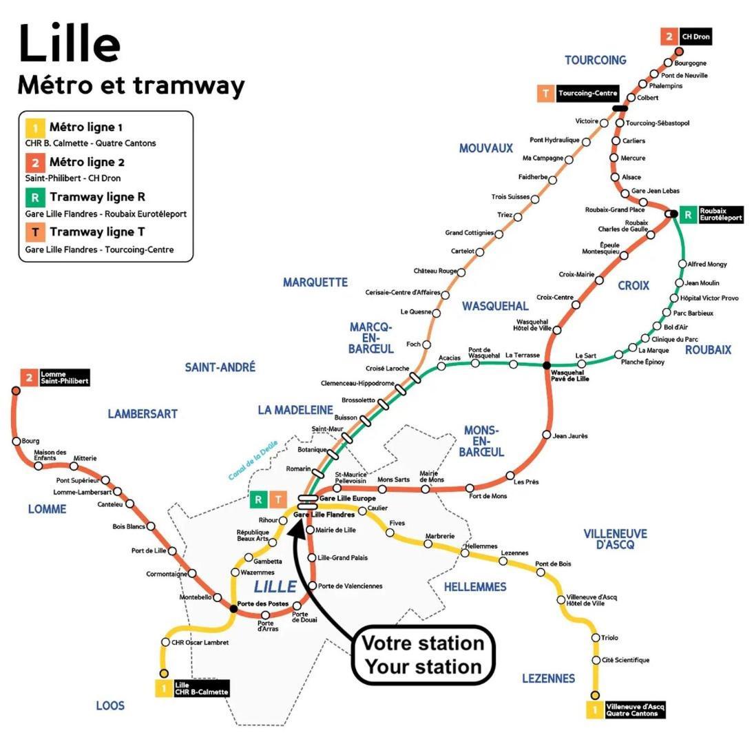 Lille Hypercentre -Appartement 2Ch, 5P מראה חיצוני תמונה